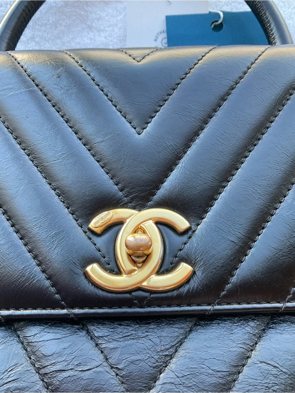 CHANEL satchel black